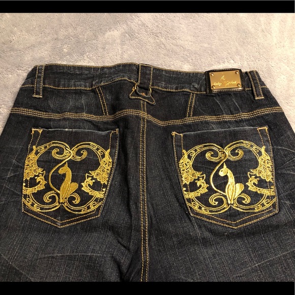 **❣️SOLD❣️**Baby Phat “Vintage” Dark Jeans Sz 16 - Picture 2 of 7